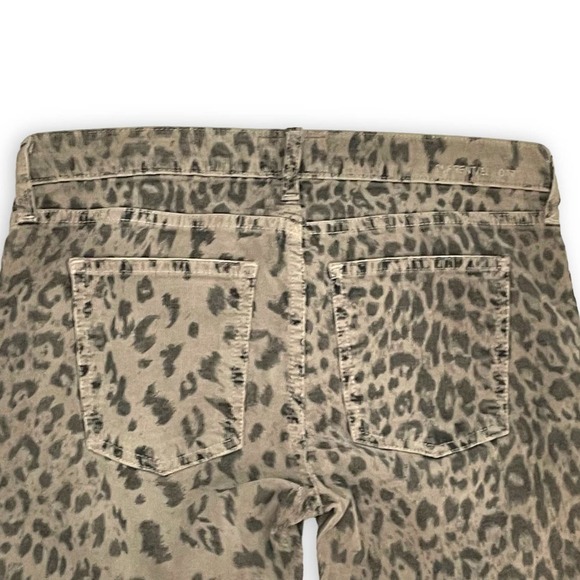 🍀Current Elliott Women’s Sz 28 Leopard Stiletto Skinny Corduroy Pants - Picture 5 of 10